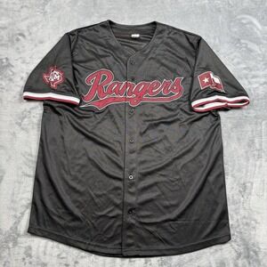 Texas Rangers Texas A&M Aggies Themed Night Baseball Jersey Size Large SGA